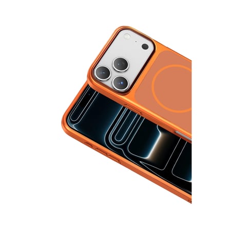 Joko Apple Uyumlu İphone 17 Pro Rush Magsafe Kapak - Turuncu
