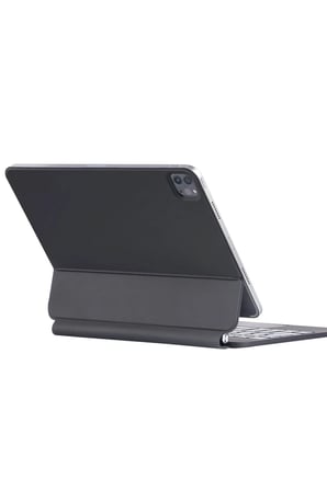 Apple iPad Pro 13 (2024) Kılıf X9P Magic Manyetik Klavyeli Tablet Kılıfı - Siyah