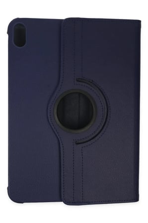 Apple iPad 2025 10.9 10.Nesil (A16) Kılıf 360 Tablet Deri Kılıf - Lacivert