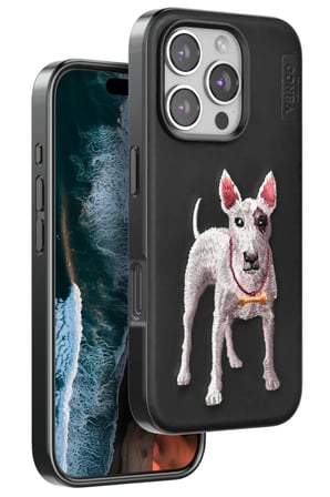Venco Apple iPhone 16 Pro Perma Desenli Kapak - Siyah