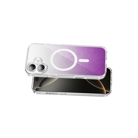 Onegif Apple İphone 16 Sora Simli Magsafe Kapak - Mor