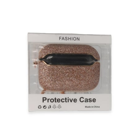 Apple Airpods Pro 2 (2.nesil) Spell Simli Kılıf - Rose Gold