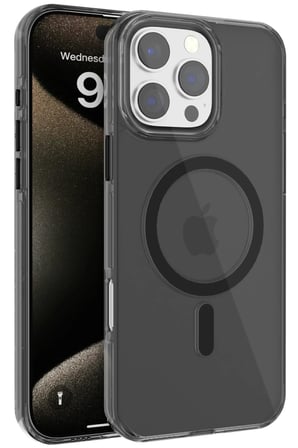 Joko Apple iPhone 16 Pro Gleam PC Sert Magsafe Kılıf - Siyah