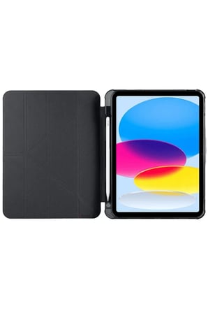 Apple iPad 2025 10.9 10.Nesil (A16) Kılıf Kalemlikli Mars Tablet Kılıfı - Siyah