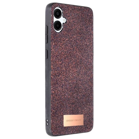 Onegif Samsung Uyumlu Galaxy A06 Bright Simli Kapak - Derin Mor