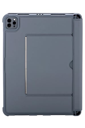 Apple T5510D iPad Pro 13 (2024) Kılıf Palermo Ledli Klavyeli Standlı Tablet Kılıfı - Siyah