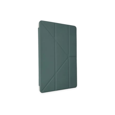 Apple İpad 10.2 (8.nesil) Kılıf Kalemlikli Mars Tablet Kılıfı - Koyu Yeşil