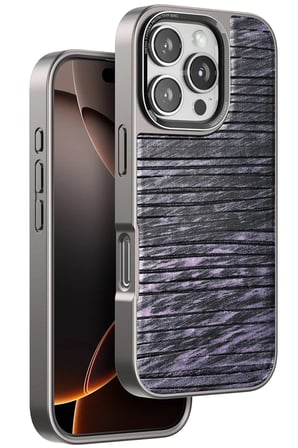 Venco Apple iPhone 16 Pro Max Wave Kapak - Derin Mor