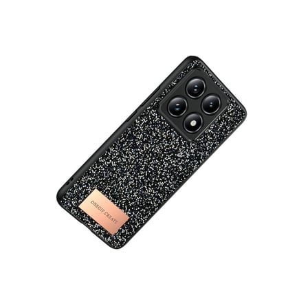 Onegif Xiaomi Uyumlu Mi 14t Pro Bright Simli Kapak - Siyah