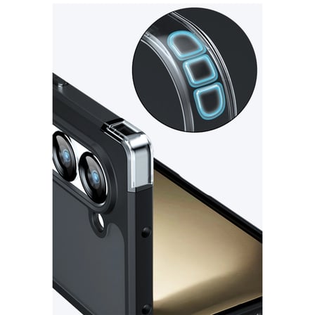 Samsung Galaxy Z Fold 5 Kılıf Blur Fold Magsafe Kapak - Siyah