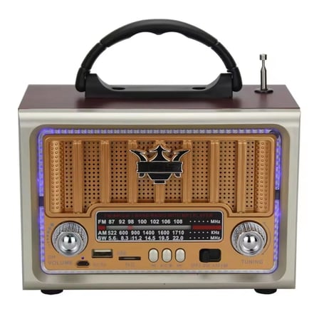 Taşınabilir Klasik AM/FM/SW Retro Nostaljik Radyo