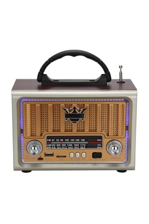 Taşınabilir Klasik AM/FM/SW Retro Nostaljik Radyo