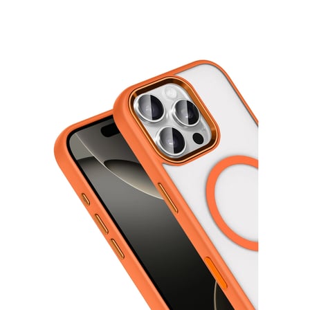 Joko Apple Uyumlu İphone 16 Pro Max Terea Magsafe Kapak - Turuncu