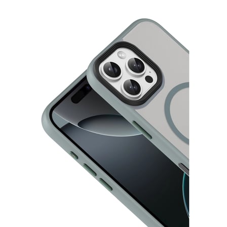 Joko Apple Uyumlu İphone 16 Pro Max Megane Magsafe Kapak - Titan Gri