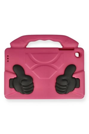 Apple iPad 2025 10.9 10.Nesil (A16) Kılıf Like Stantlı Tablet Silikon - Pembe