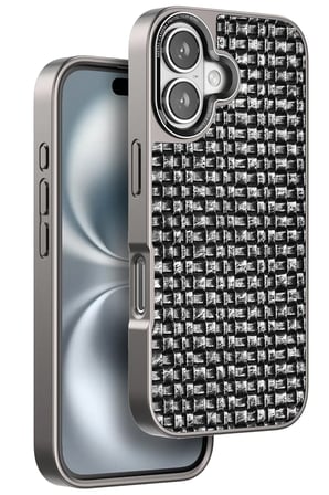 Venco Apple iPhone 16 Brand Kapak - Gümüş