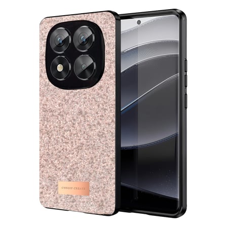 Onegif Xiaomi Uyumlu Redmi Note 14 Pro 5g Bright Simli Kapak - Pembe