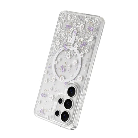 Onegif Samsung Galaxy S26 Ultra Misk Simli Magsafe Kapak - Desen 2
