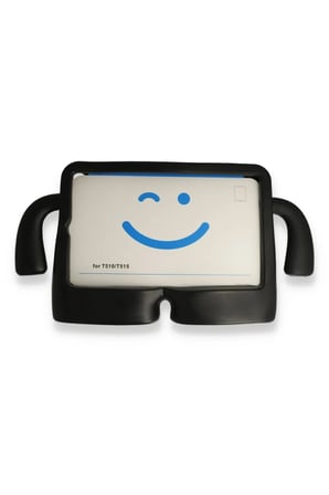 Apple iPad 2025 10.9 10.Nesil (A16) Kılıf Karakter Tablet Silikon - Siyah