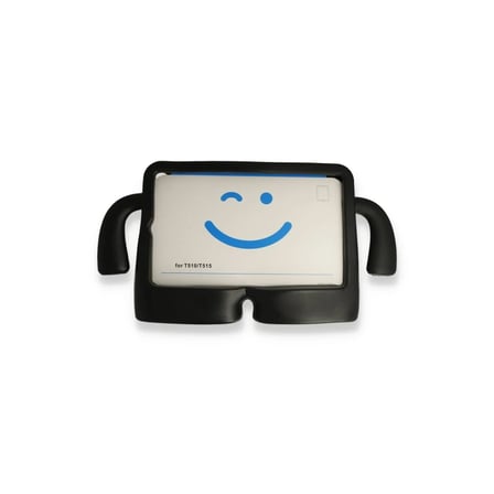 Apple iPad 2025 10.9 10.Nesil (A16) Kılıf Karakter Tablet Silikon - Siyah