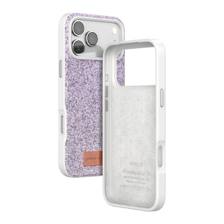 Onegif Apple Uyumlu İphone 17 Pro Max Bright Simli Kapak - Lila