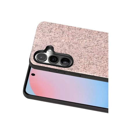 Onegif Samsung Uyumlu Galaxy S24 Fe Bright Simli Kapak - Pembe
