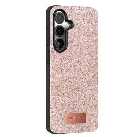 Onegif Samsung Uyumlu Galaxy S24 Fe Bright Simli Kapak - Pembe