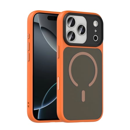 Joko Apple Uyumlu İphone 17 Pro Megane Magsafe Kapak - Turuncu