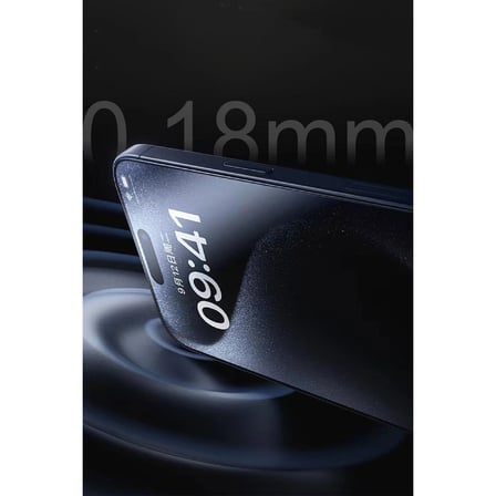 Apple İphone 15 Pro Bilvis 0.18mm Plus Cam Ekran Koruyucu