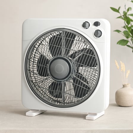 12 inç Kutu Vantilatör 40W 3 Kademe Zaman Ayarlı