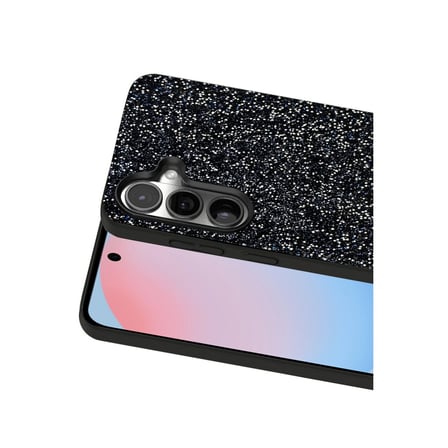 Onegif Samsung Uyumlu Galaxy S24 Bright Simli Kapak - Siyah