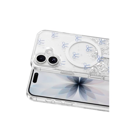 Onegif Apple Uyumlu İphone 17 Misk Simli Magsafe Kapak - Desen 3