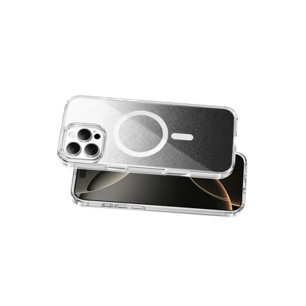 Onegif Apple İphone 16 Pro Max Sora Simli Magsafe Kapak - Siyah