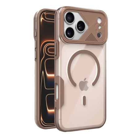 Joko Apple Uyumlu İphone 17 Pro Zinko Magsafe Kapak - Çöl Titanyum