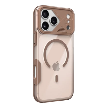 Joko Apple Uyumlu İphone 17 Pro Zinko Magsafe Kapak - Çöl Titanyum