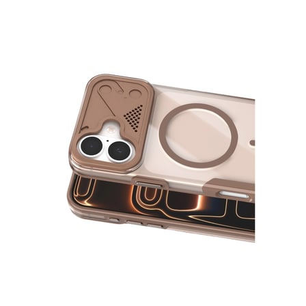 Joko Apple Uyumlu İphone 16 Zinko Magsafe Kapak - Çöl Titanyum