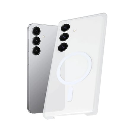 Samsung Galaxy S25 Plus Kılıf Pc Zara Magsafe Şeffaf Kılıf - Şeffaf