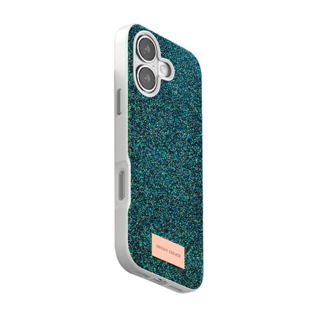 Onegif Apple Uyumlu İphone 17 Bright Simli Kapak - Koyu Yeşil