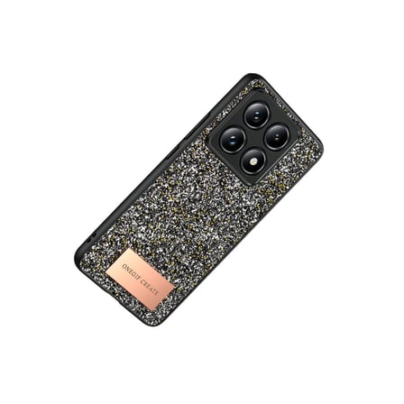Onegif Xiaomi Mi 14t Pro Bright Simli Kapak - Gümüş