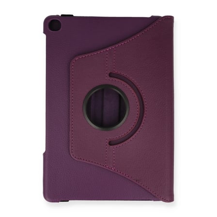 Lenovo Tab M10 Tb328fu Kılıf 360 Tablet Deri Kılıf - Mürdüm