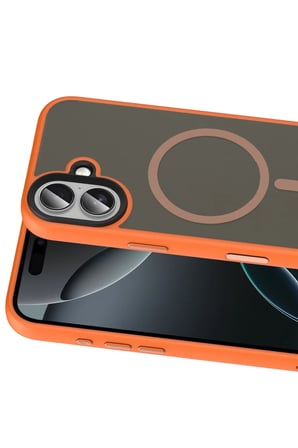 Joko Apple iPhone 16 Megane Magsafe Kapak - Turuncu