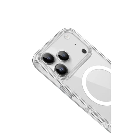 Apple Uyumlu İphone 17 Pro Kılıf Pc Real Magsafe Kapak - Şeffaf