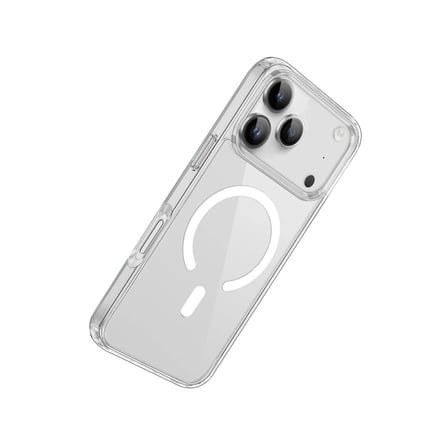 Apple Uyumlu İphone 17 Pro Kılıf Pc Real Magsafe Kapak - Şeffaf