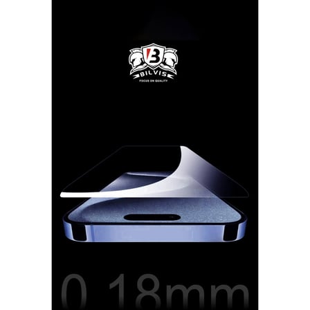 Apple İphone 16 Pro Bilvis 0.18mm Plus Cam Ekran Koruyucu