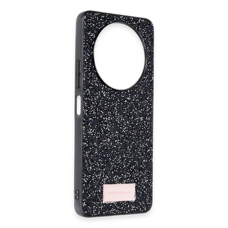 Onegif Xiaomi Uyumlu Redmi A3 4g Bright Simli Kapak - Siyah