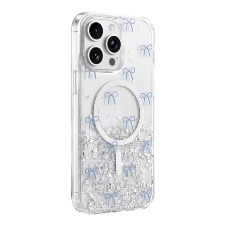 Onegif Apple Uyumlu İphone 14 Pro Max Misk Simli Magsafe Kapak - Desen 3