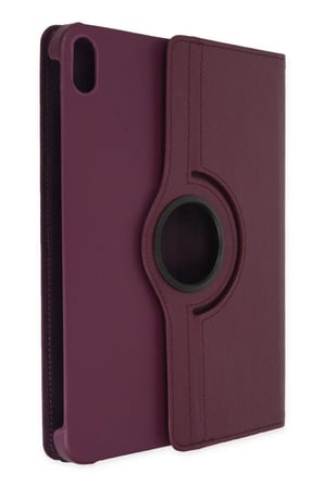 Apple iPad 2025 10.9 10.Nesil (A16) Kılıf 360 Tablet Deri Kılıf - Mürdüm