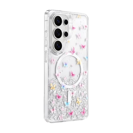 Onegif Samsung Galaxy S26 Ultra Misk Simli Magsafe Kapak - Desen 4