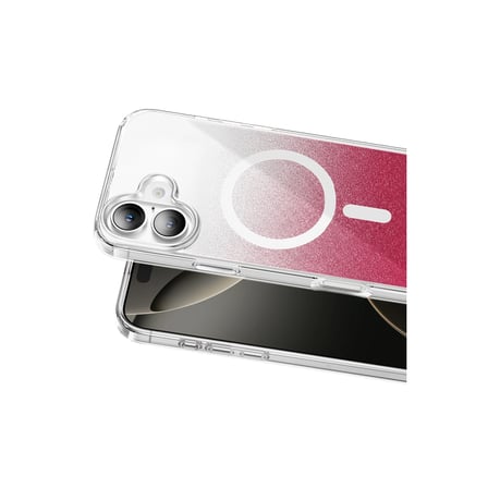 Onegif Apple İphone 16 Sora Simli Magsafe Kapak - Kırmızı