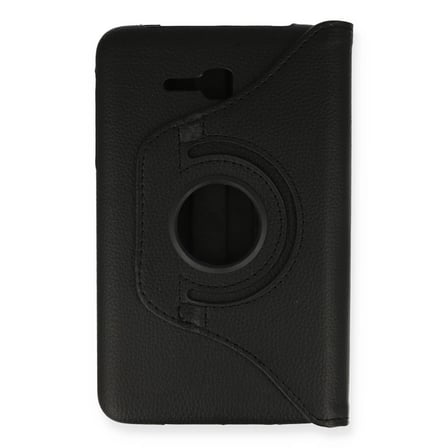 Samsung Galaxy T110 / T113 Tab 3 Lite 7 Kılıf 360 Tablet Deri Kılıf - Siyah